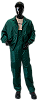Костюм  робочий ЄВРО (Ортон) (куртка, напівкомбінезон),  зелений, 03647 з Фото