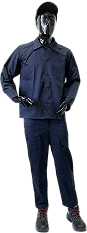 Костюм робочий Майстер, (Саржа), (куртка, брюки), синій, посилений, 03656 с Фото