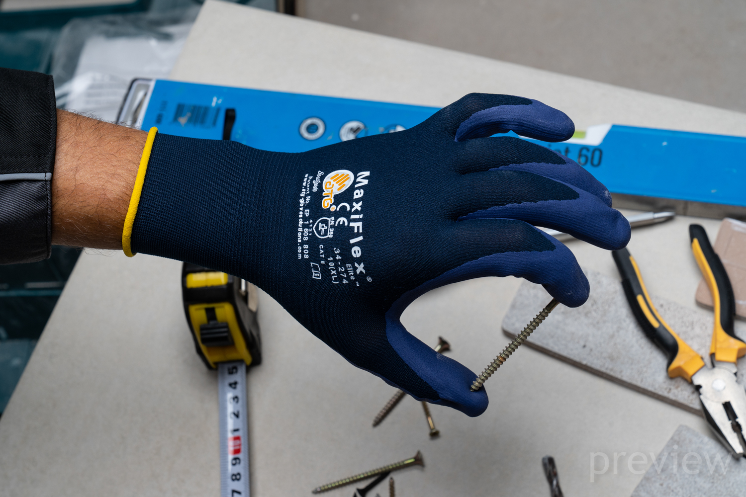 Рабочие перчатки MaxiFlex® Elite™ 34-274 Фото 6