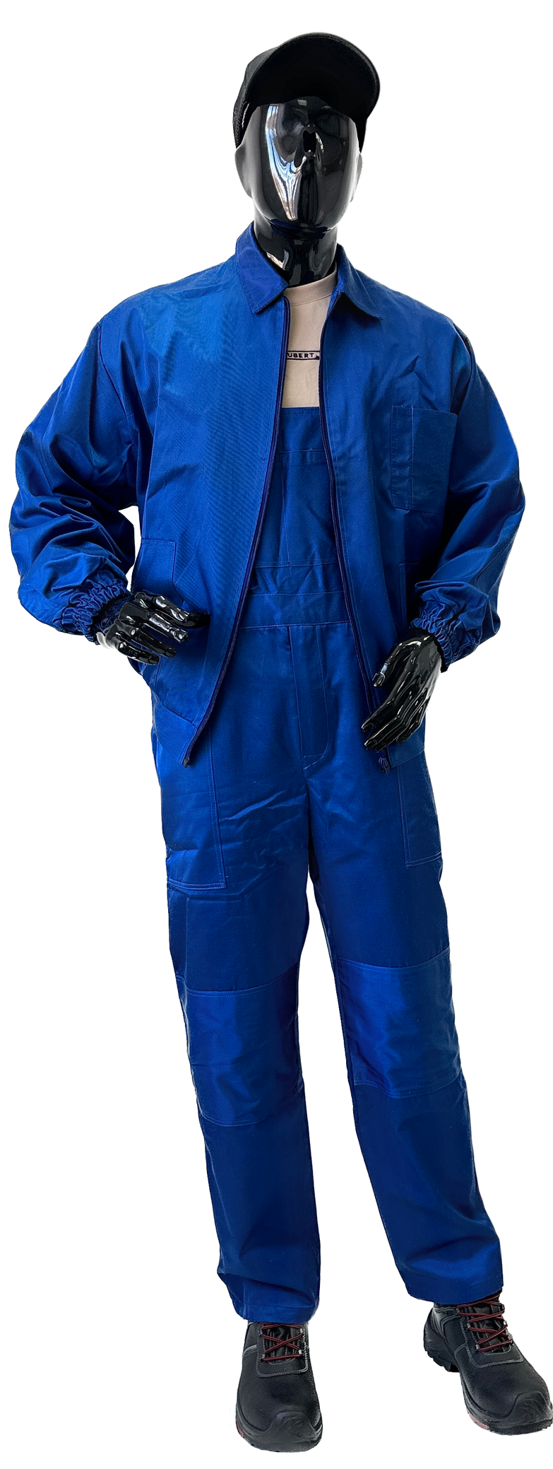 Костюм  робочий ЄВРО (Ортон) (куртка, напівкомбінезон),  блакитний, 03647 б Фото